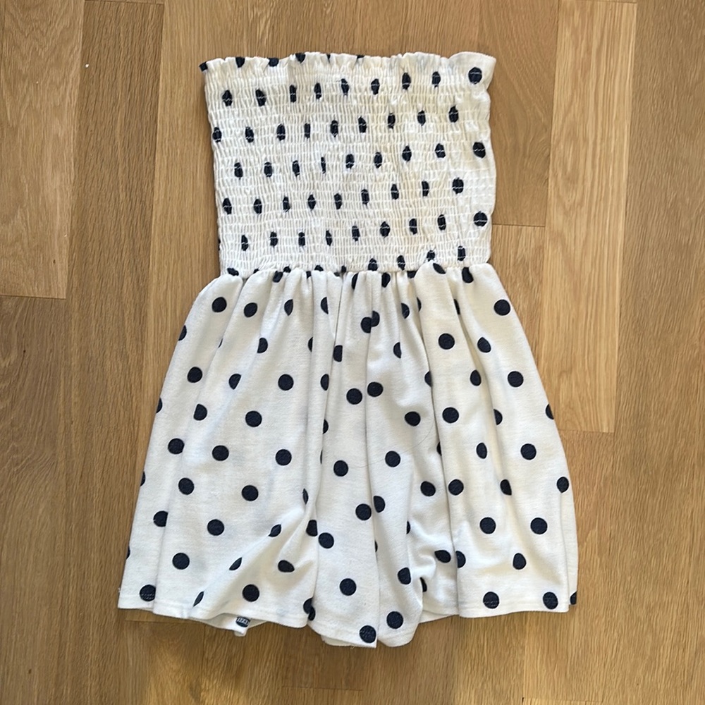 Smocked Polka Dot Romper